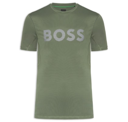 Camiseta Masculina Slim-Fit com Logo Tee Ac - Bege