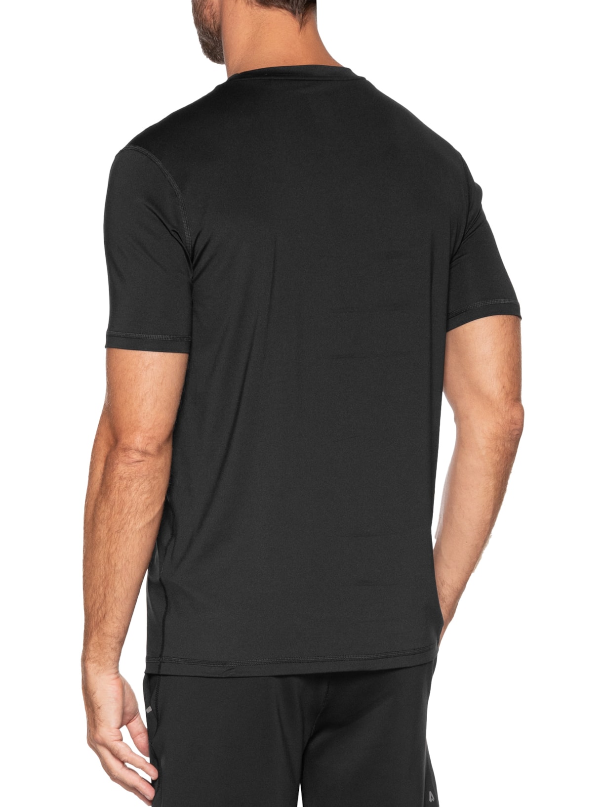 Camiseta Masculina Slim-Fit com Logo Tee Ac Preto Boss