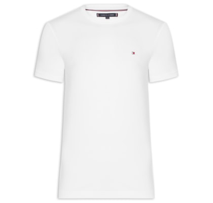 Camiseta Masculina Slim Fit Core Stretch - Branco