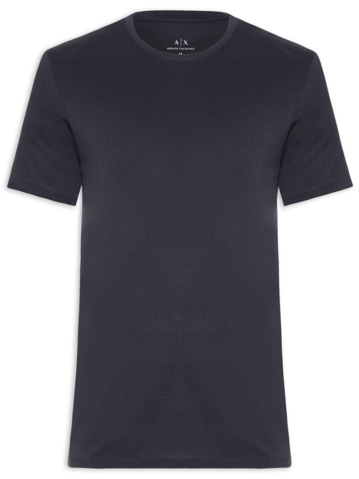 Camiseta Masculina Slim Fit Pima Azul Armani Exchange