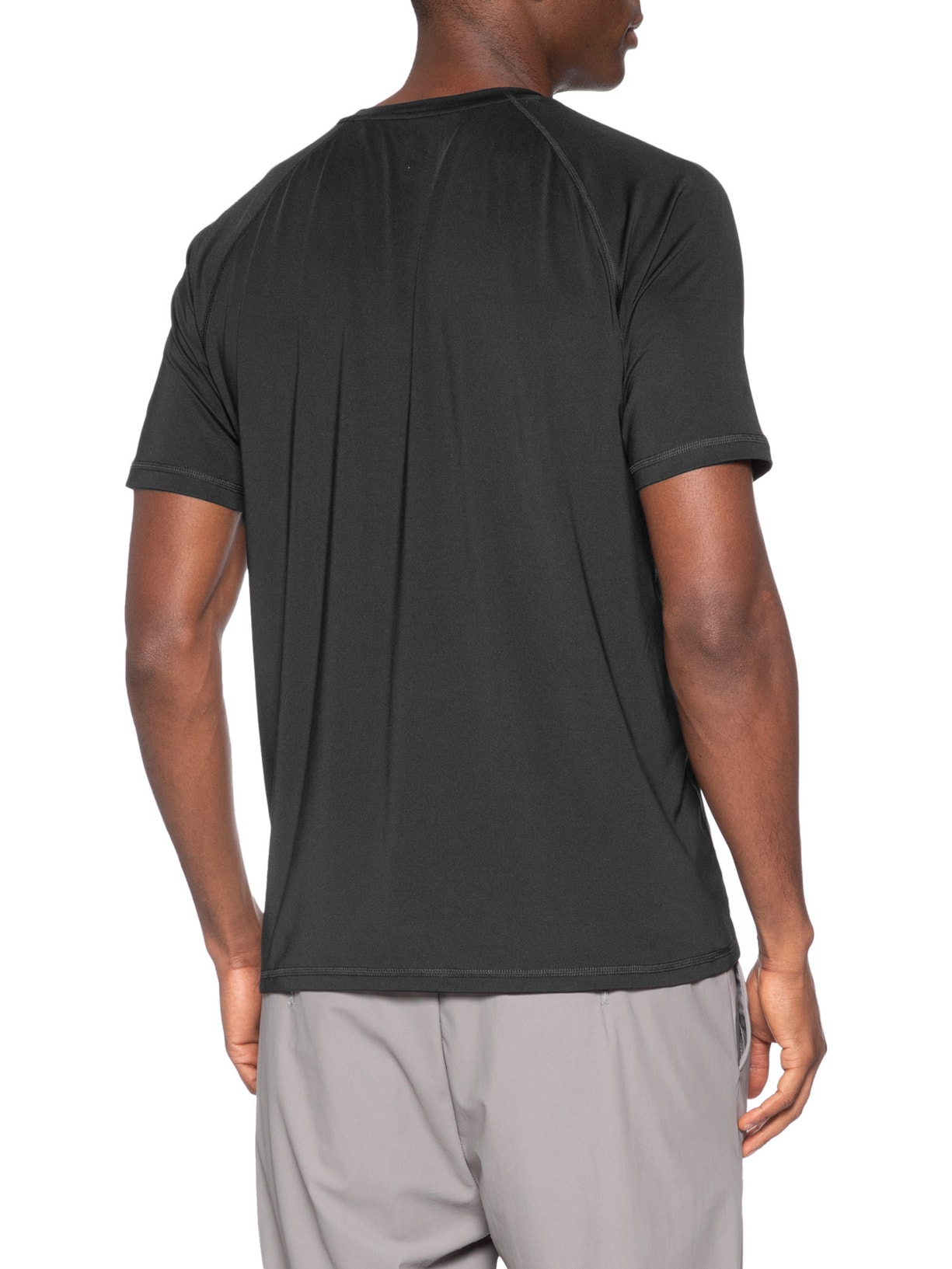 Camiseta Masculina Slim-Fit Reflect Details Tee AC Preto Boss
