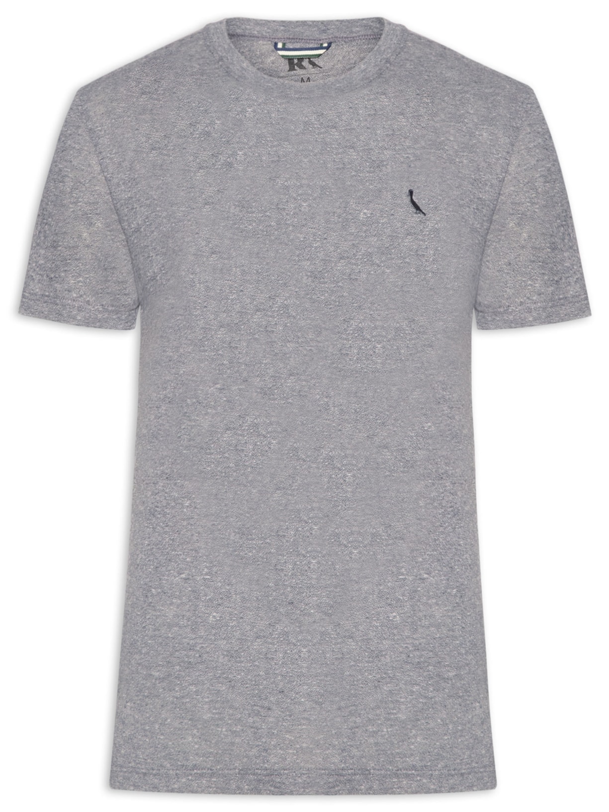 Camiseta Masculina Slim Malha Cinza Reserva