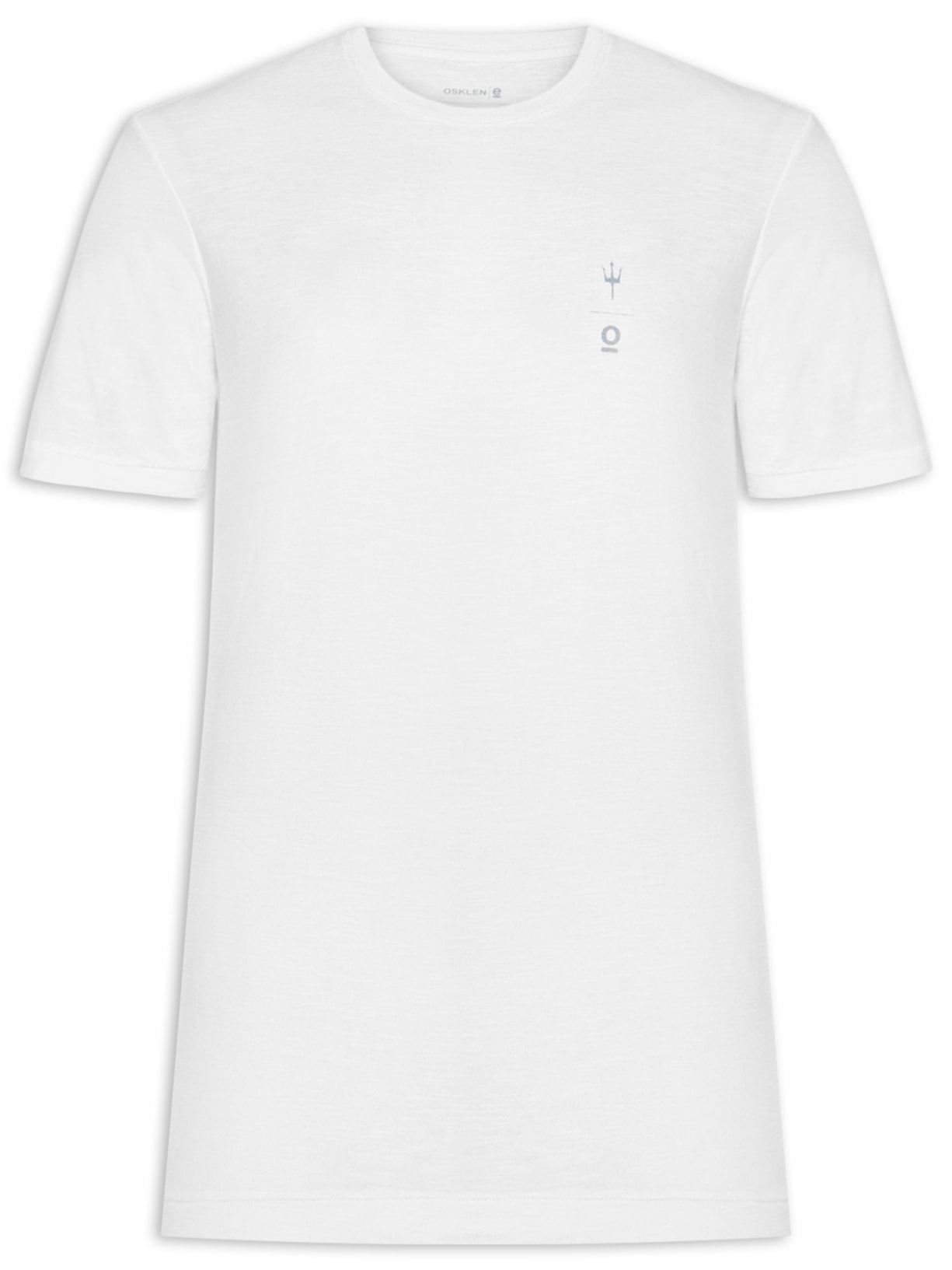 Camiseta Masculina Slim Rough Shaped By Mc - Branco