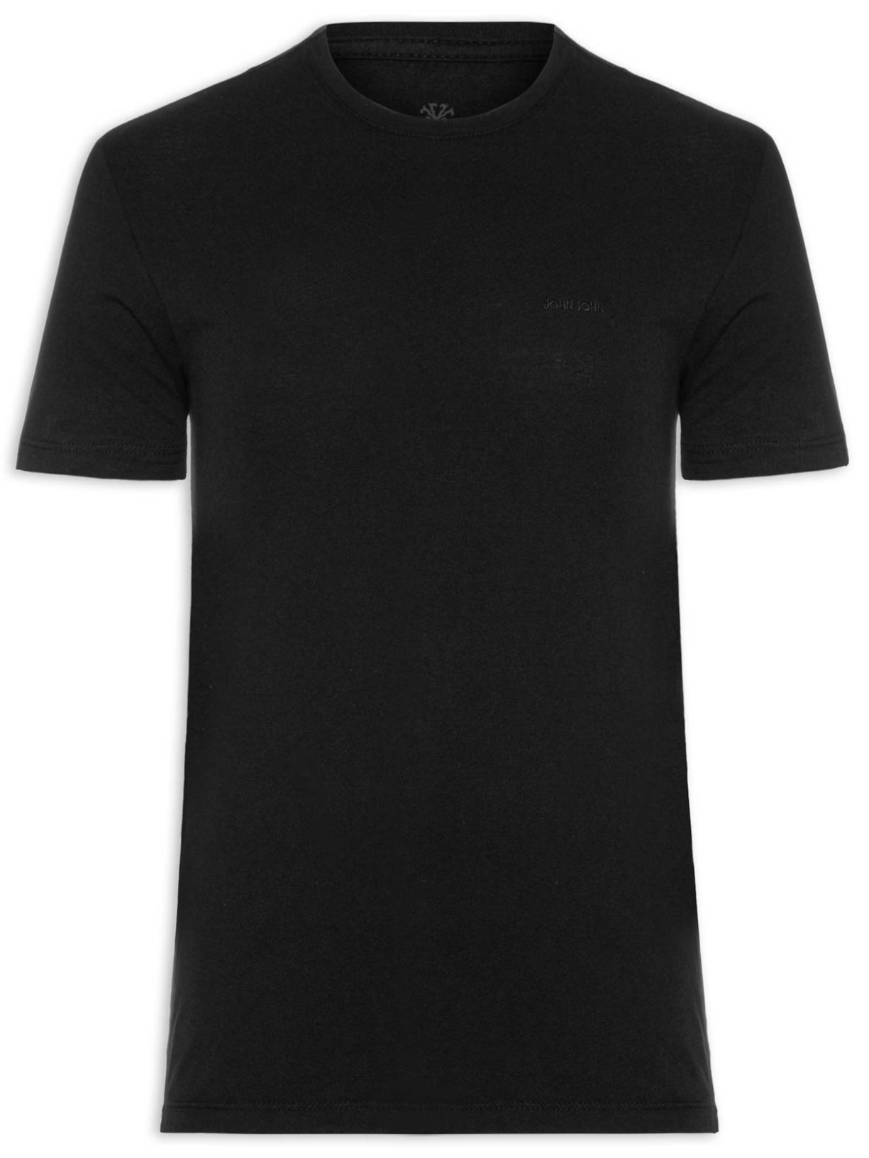 Camiseta Masculina Slim Soft Preto John John
