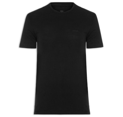 Camiseta Masculina Slim Soft - Preto