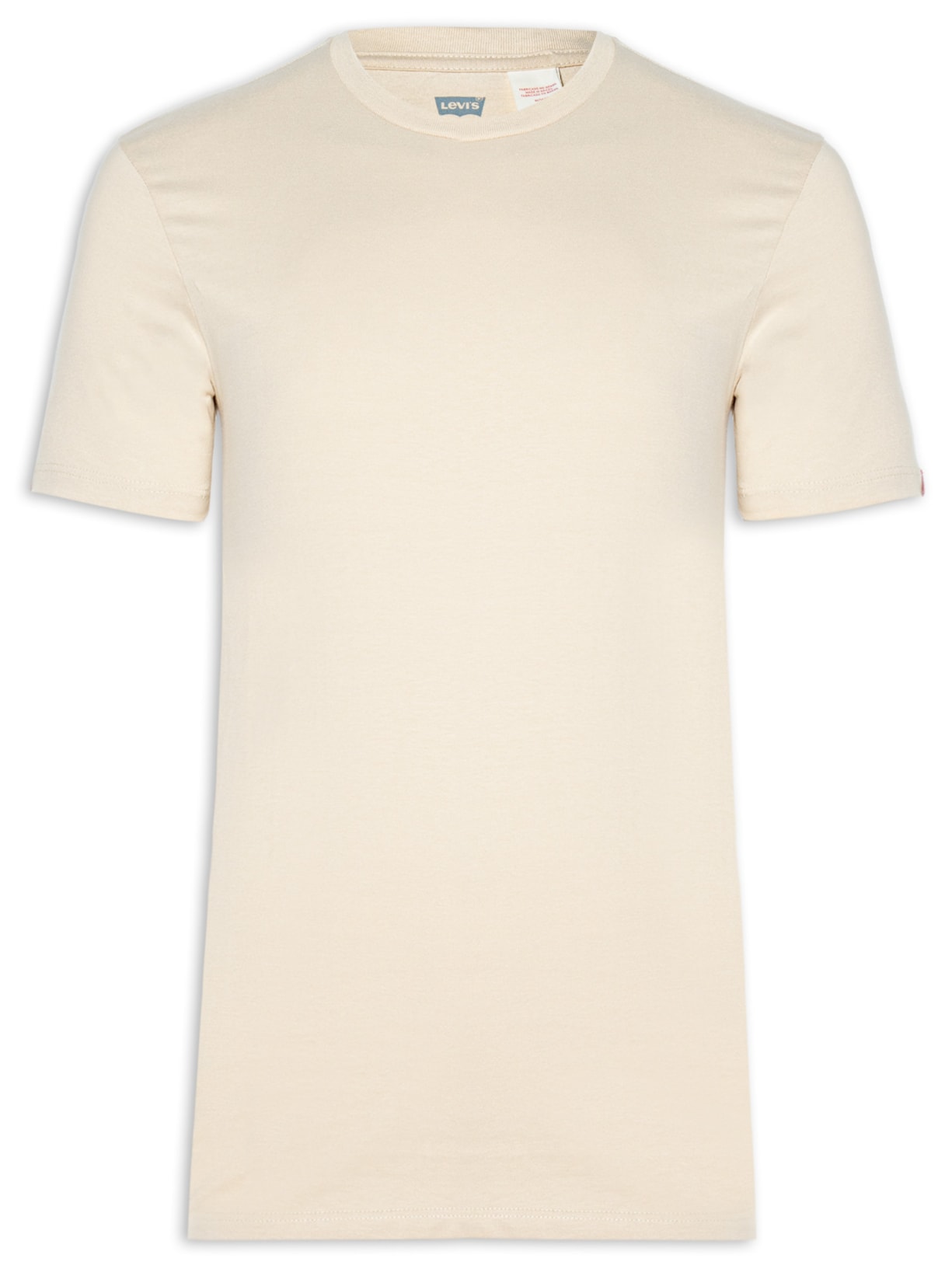 Camiseta Masculina Slim Tab - Bege