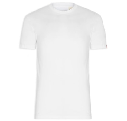 Camiseta Masculina Slim Tab Tee - Branco