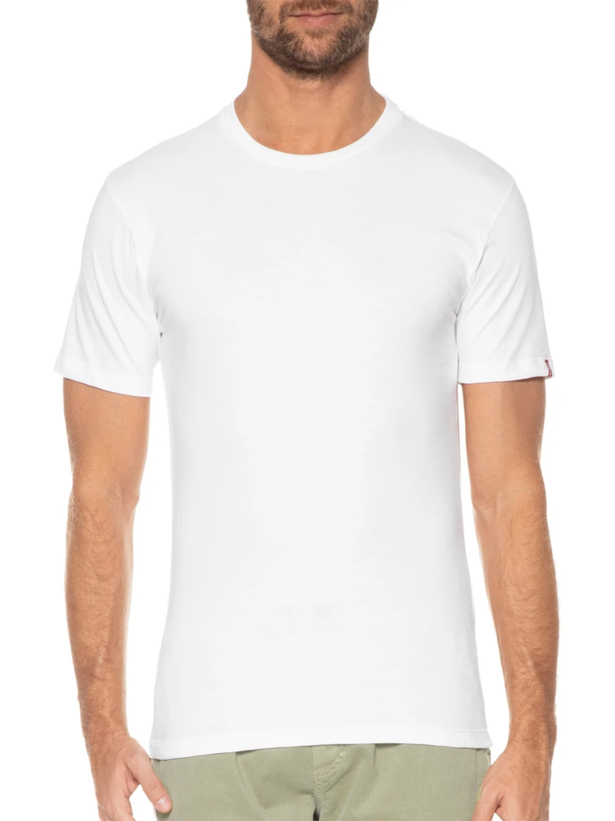 Camiseta Masculina Slim Tab Tee Branco Levi's