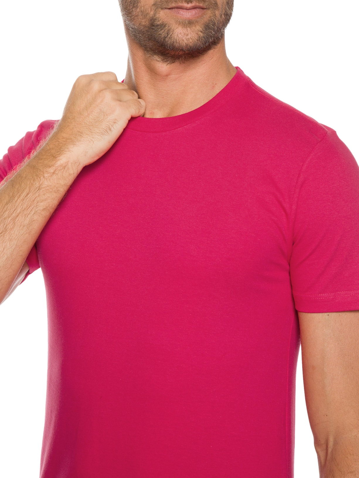Camiseta Masculina Slim Tab Tee Rosa Levi's