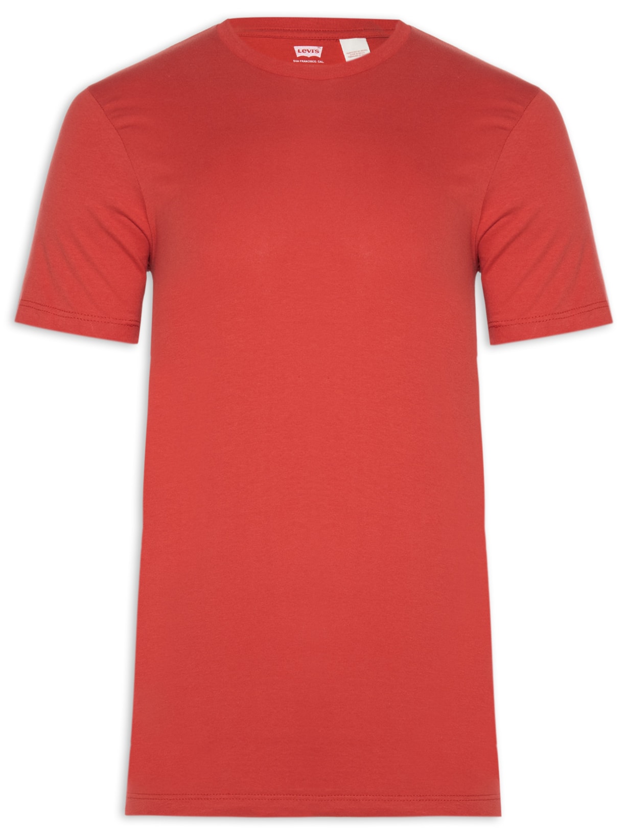 Camiseta Masculina Slim Tab - Vermelho