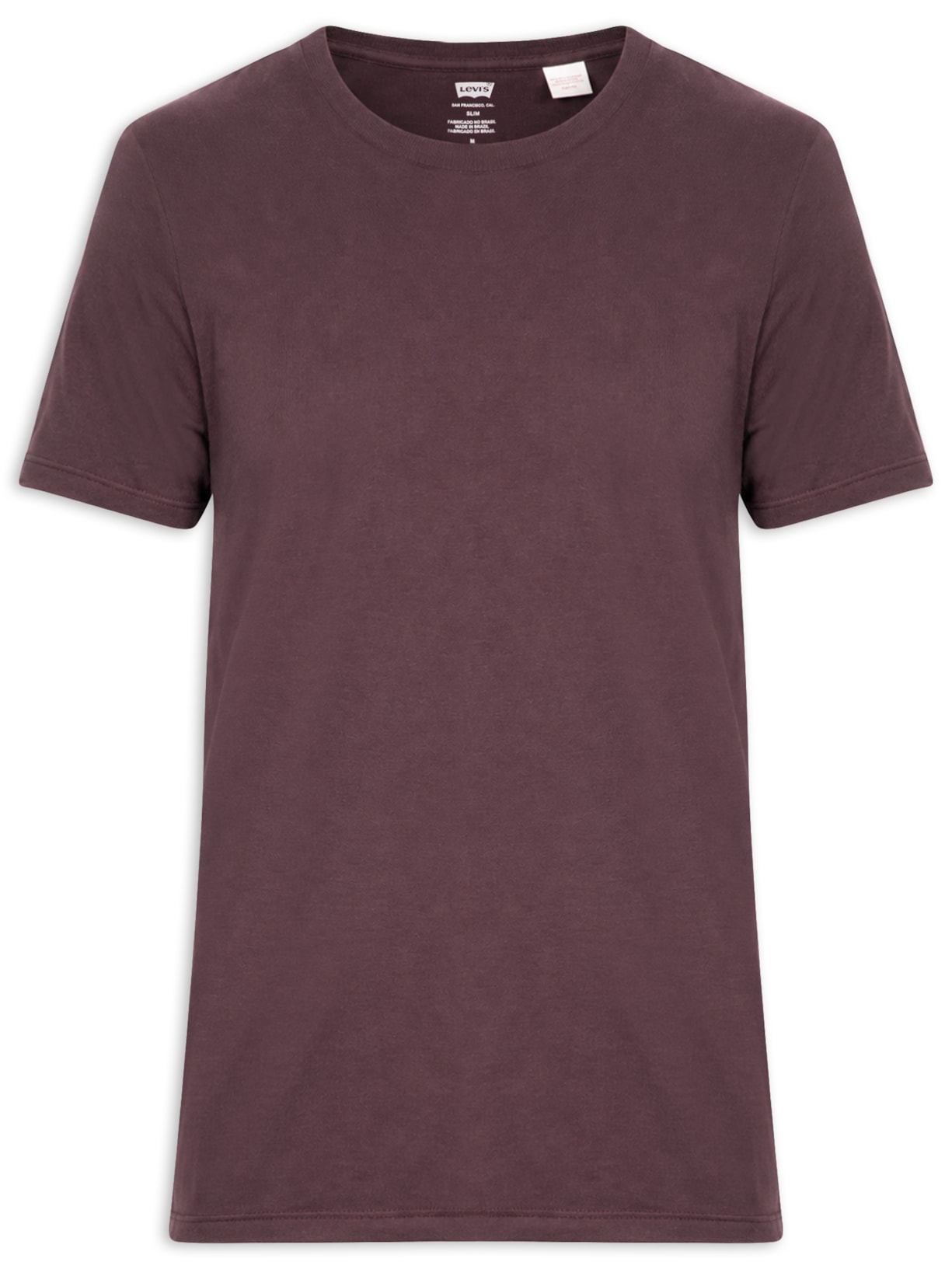 Camiseta Masculina Slim Tab Vermelho Levi's