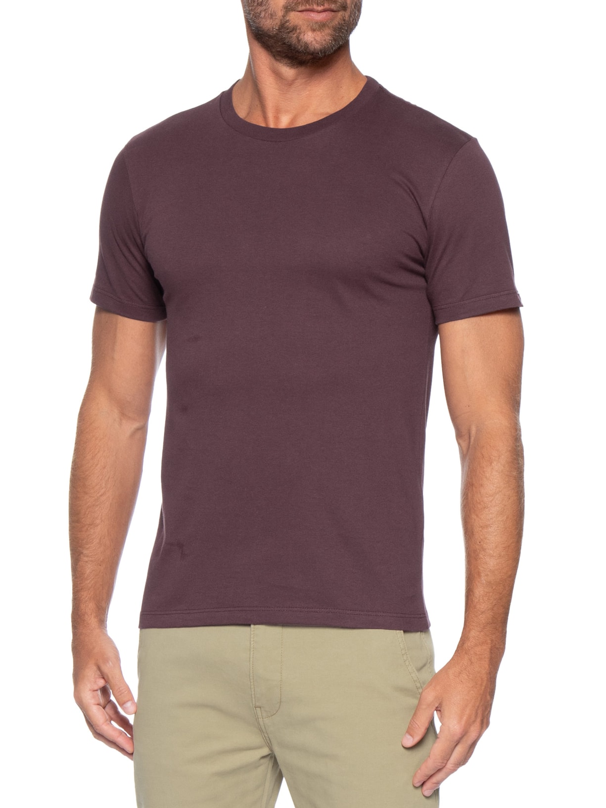 Camiseta Masculina Slim Tab Vermelho Levi's