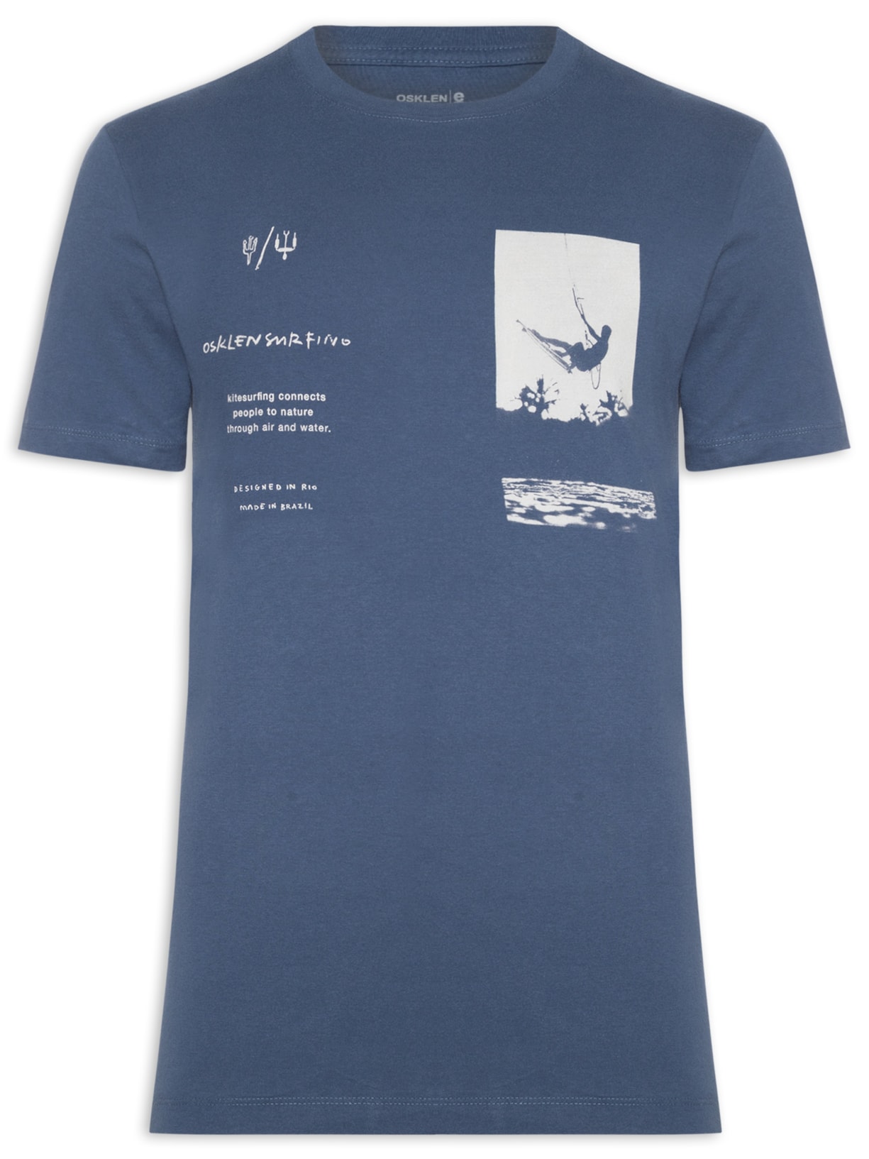 Camiseta Masculina Slim Vintage Kite Photo Mc -