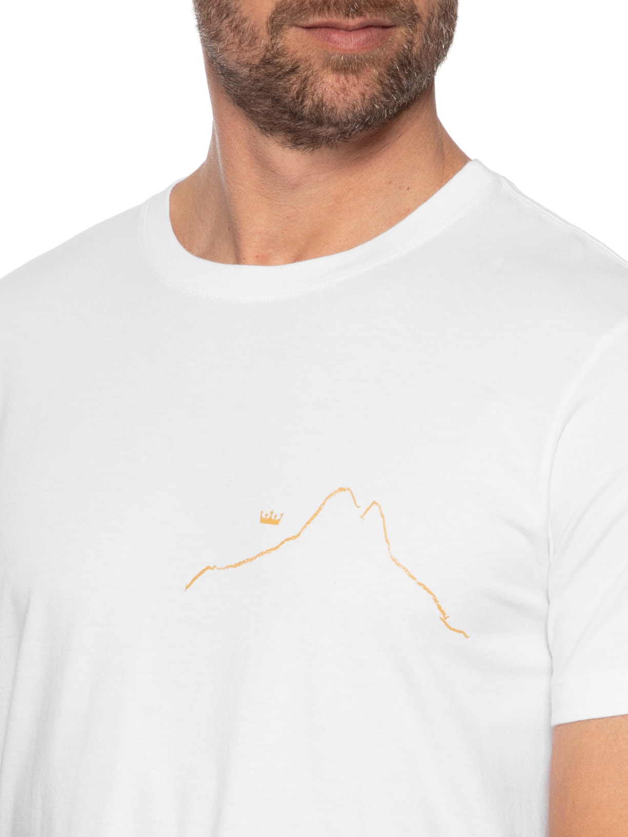 Camiseta Masculina Slim Vintage Regenerate Life Branco  Osklen