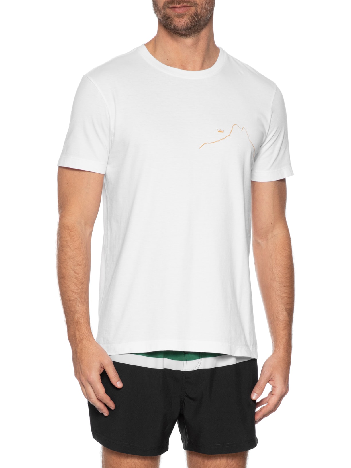 Camiseta Masculina Slim Vintage Regenerate Life Branco  Osklen