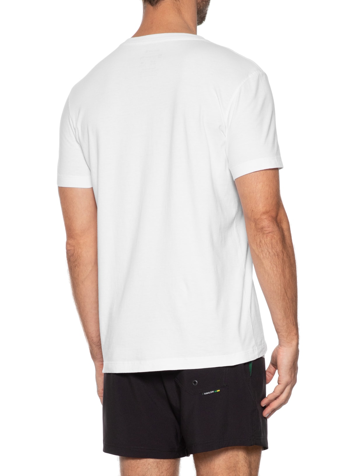 Camiseta Masculina Slim Vintage Regenerate Life Branco  Osklen