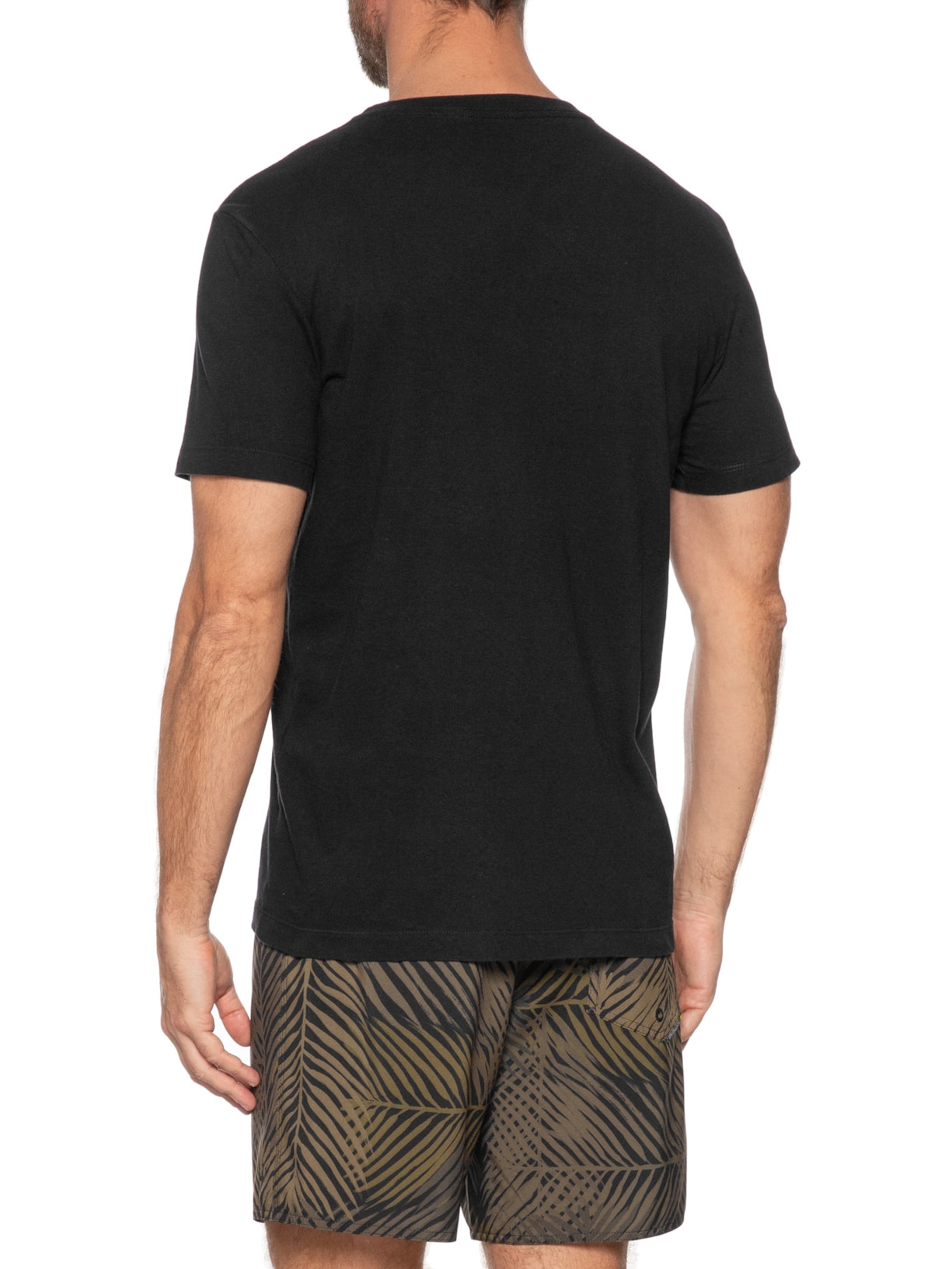 Camiseta Masculina Slim Vintage Regenerate Life Preto  Osklen