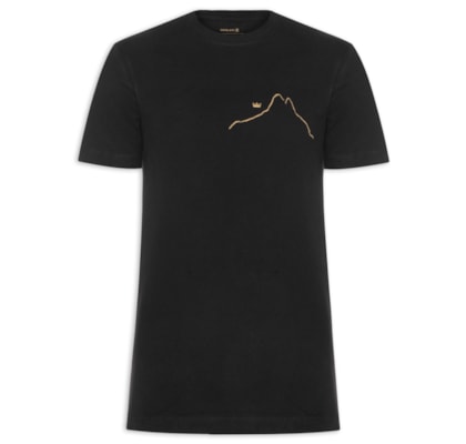 Camiseta Masculina Slim Vintage Regenerate Life - Preto 