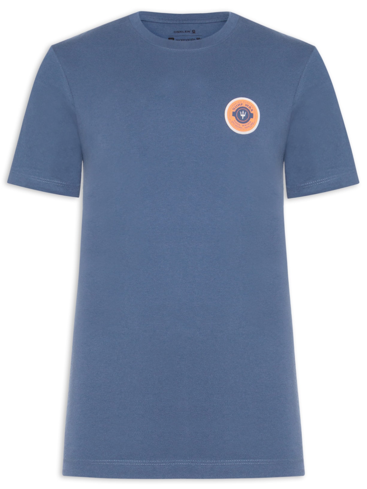 Camiseta Masculina Slim Vintage Surf Wax Mc - Azul