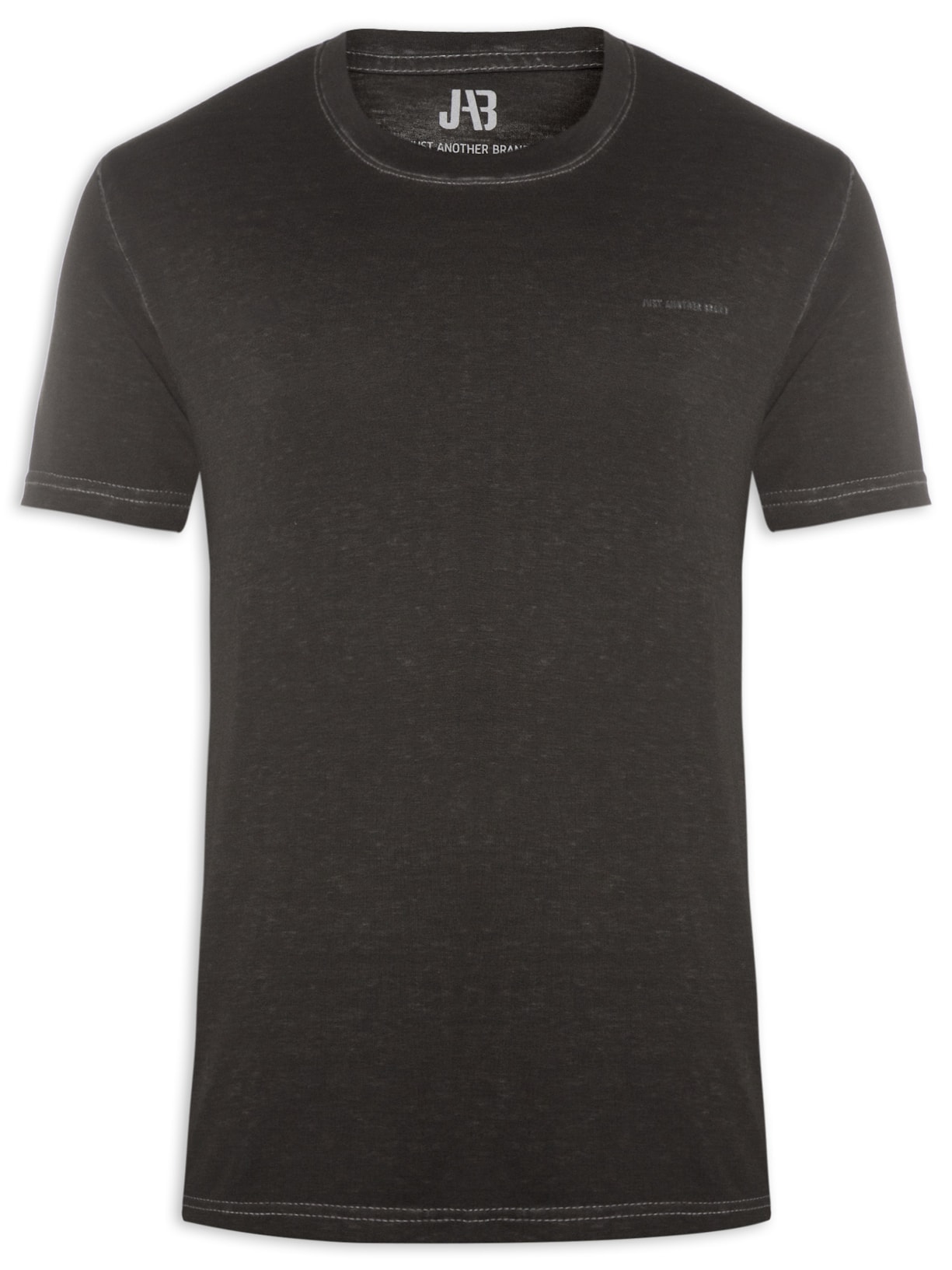Camiseta Masculina Slub - Preto