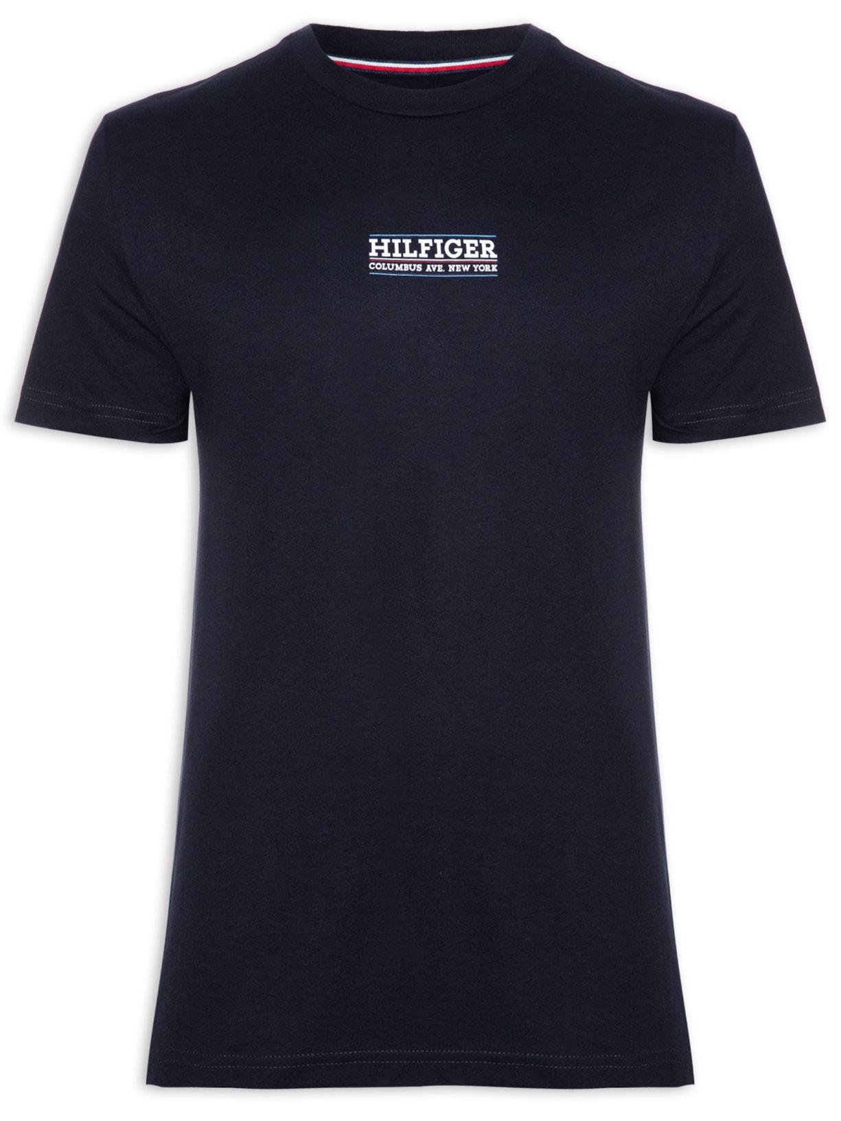 Camiseta Masculina Small Hilfiger - Azul