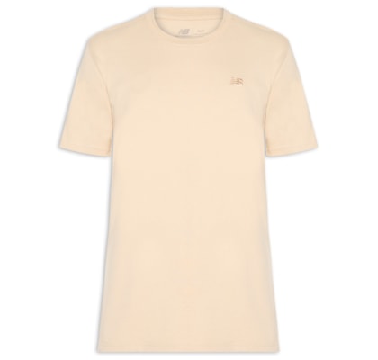 Camiseta Masculina Small Logo - Marrom