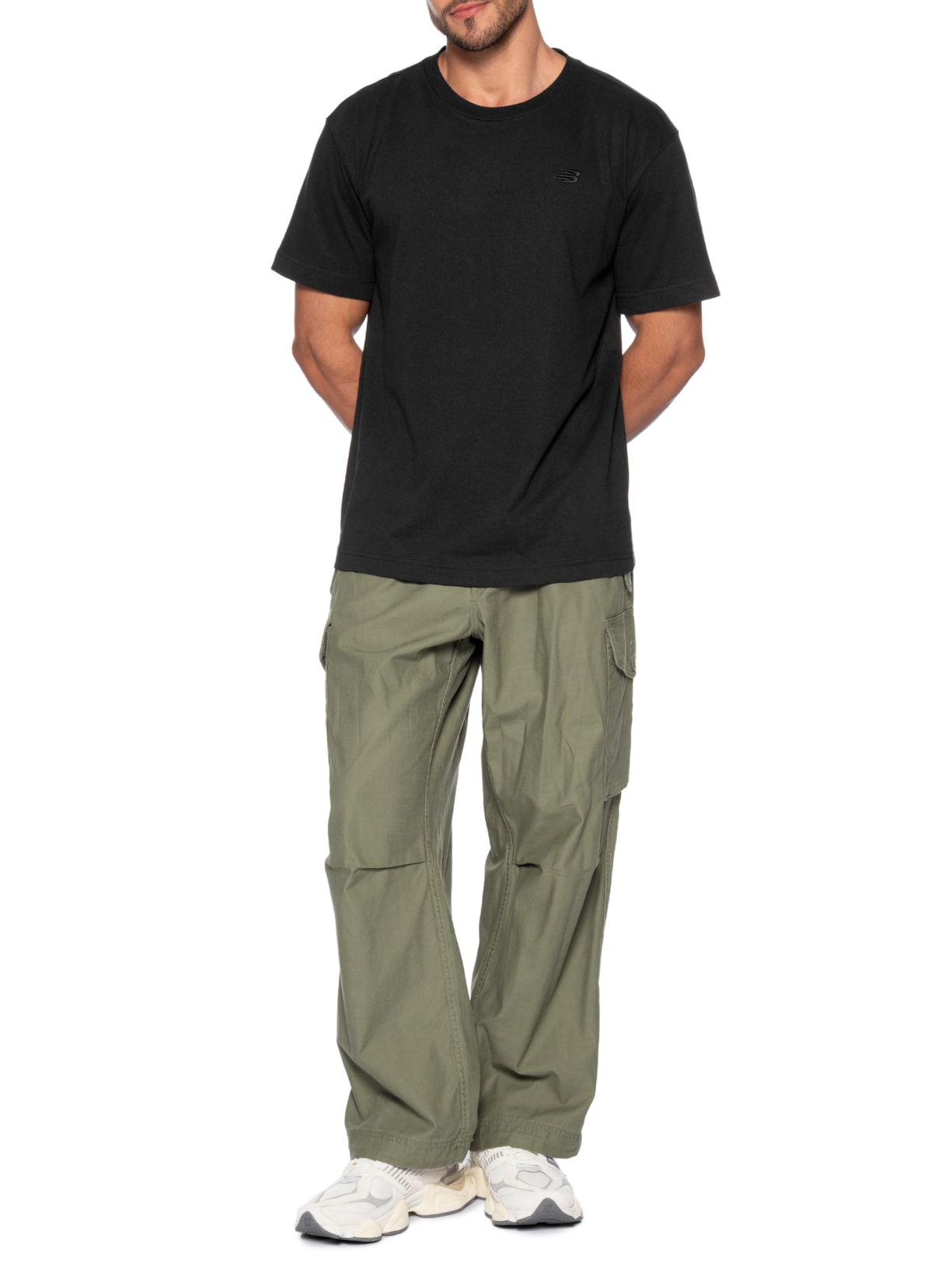 Camiseta Masculina Small Logo – Preto New Balance