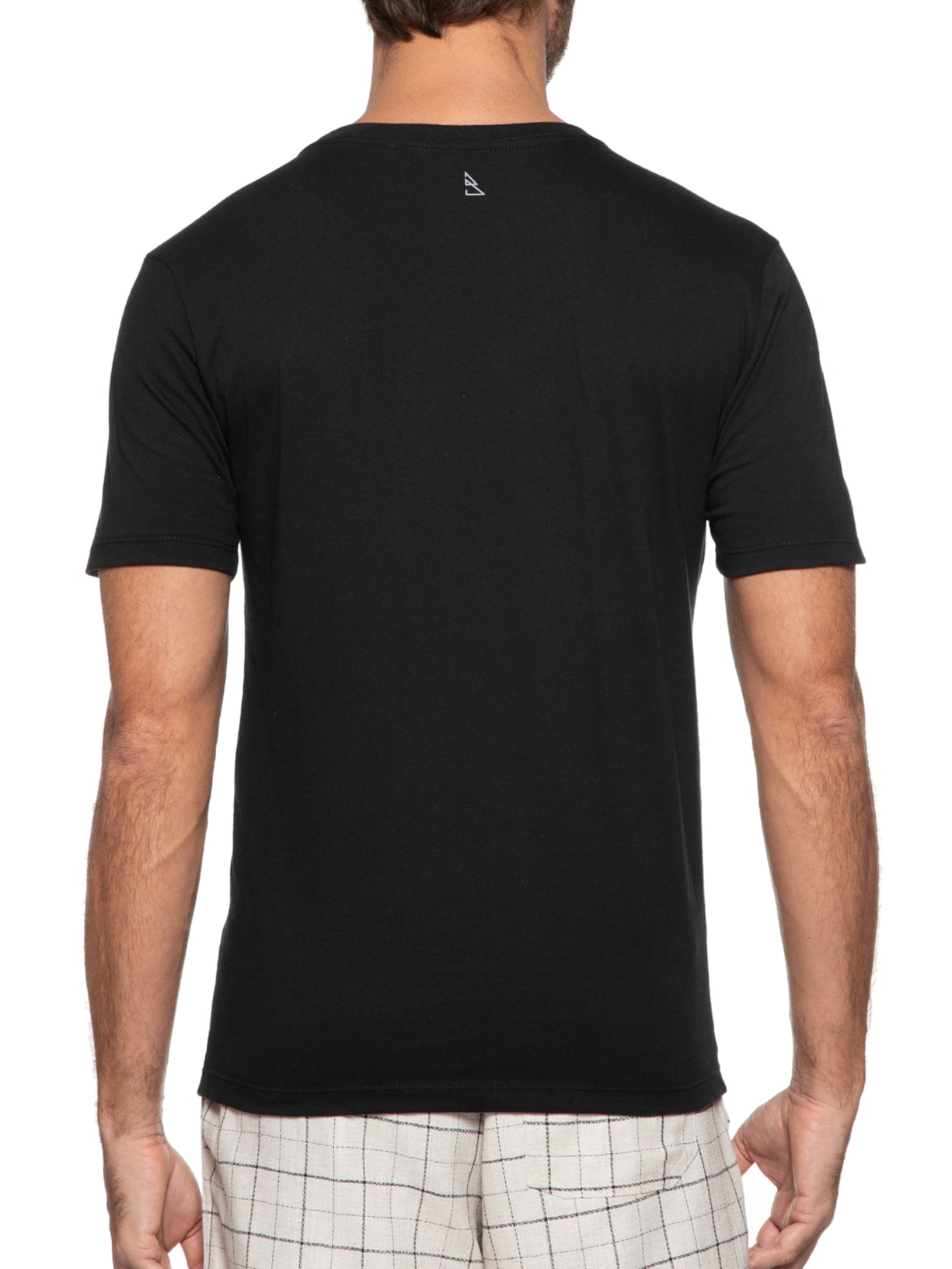 Camiseta Masculina Soft Lisa Preto Barche