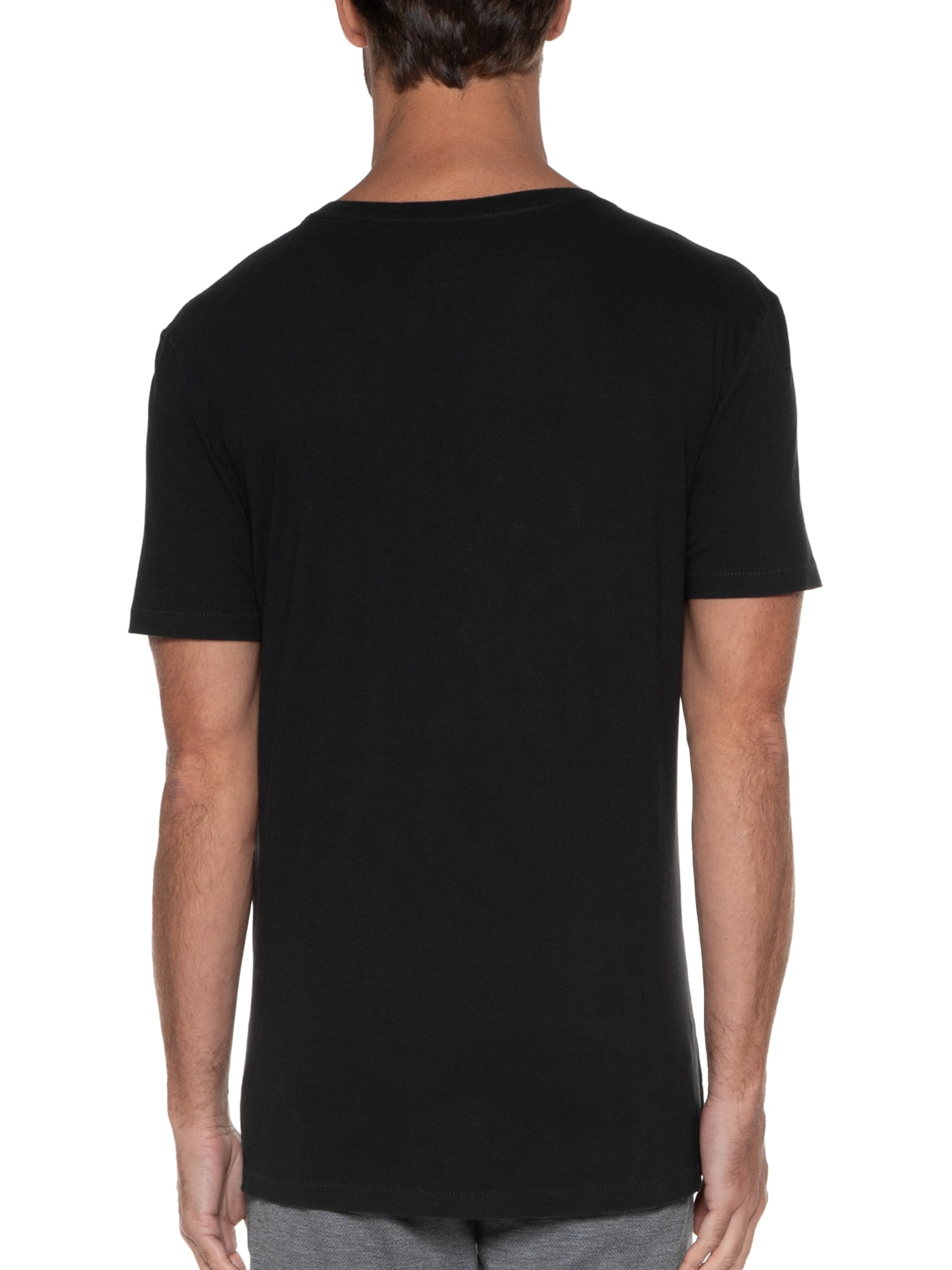 Camiseta Masculina Soft Used Coqueiro Uki Preto Osklen