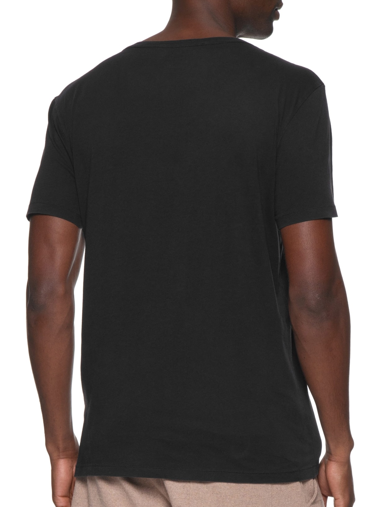 Camiseta Masculina Soft Used Gold Crown Manga Curta Preto Osklen