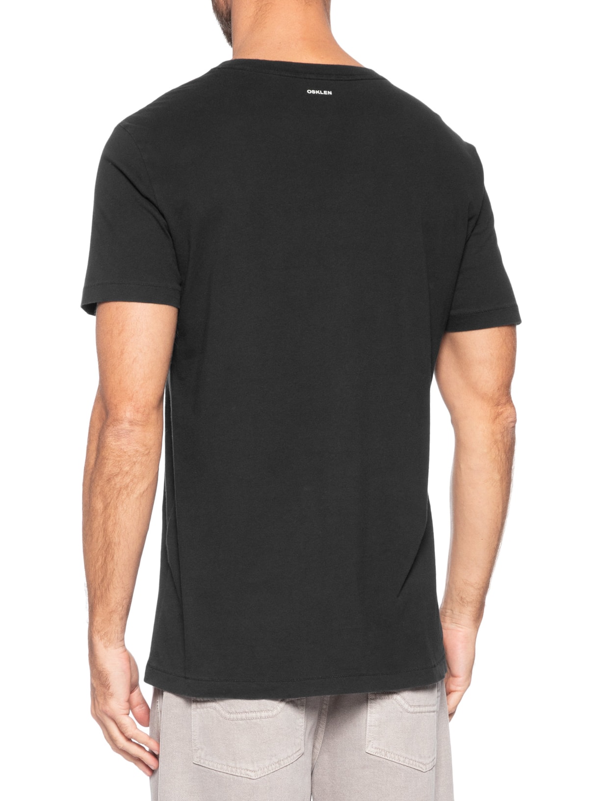 Camiseta Masculina Soft Used Insecta Preto Osklen