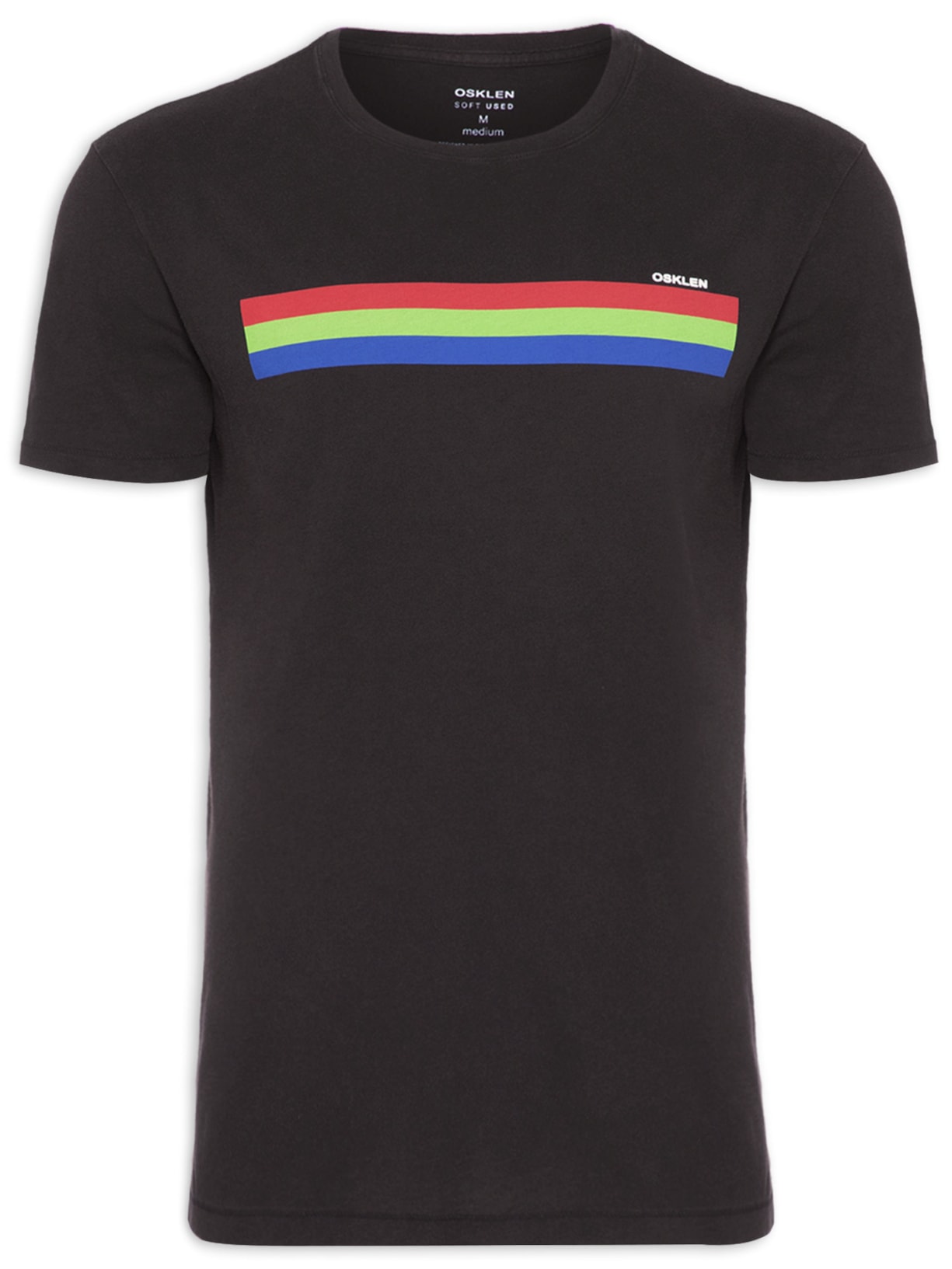 Camiseta Masculina Soft Used - Preto