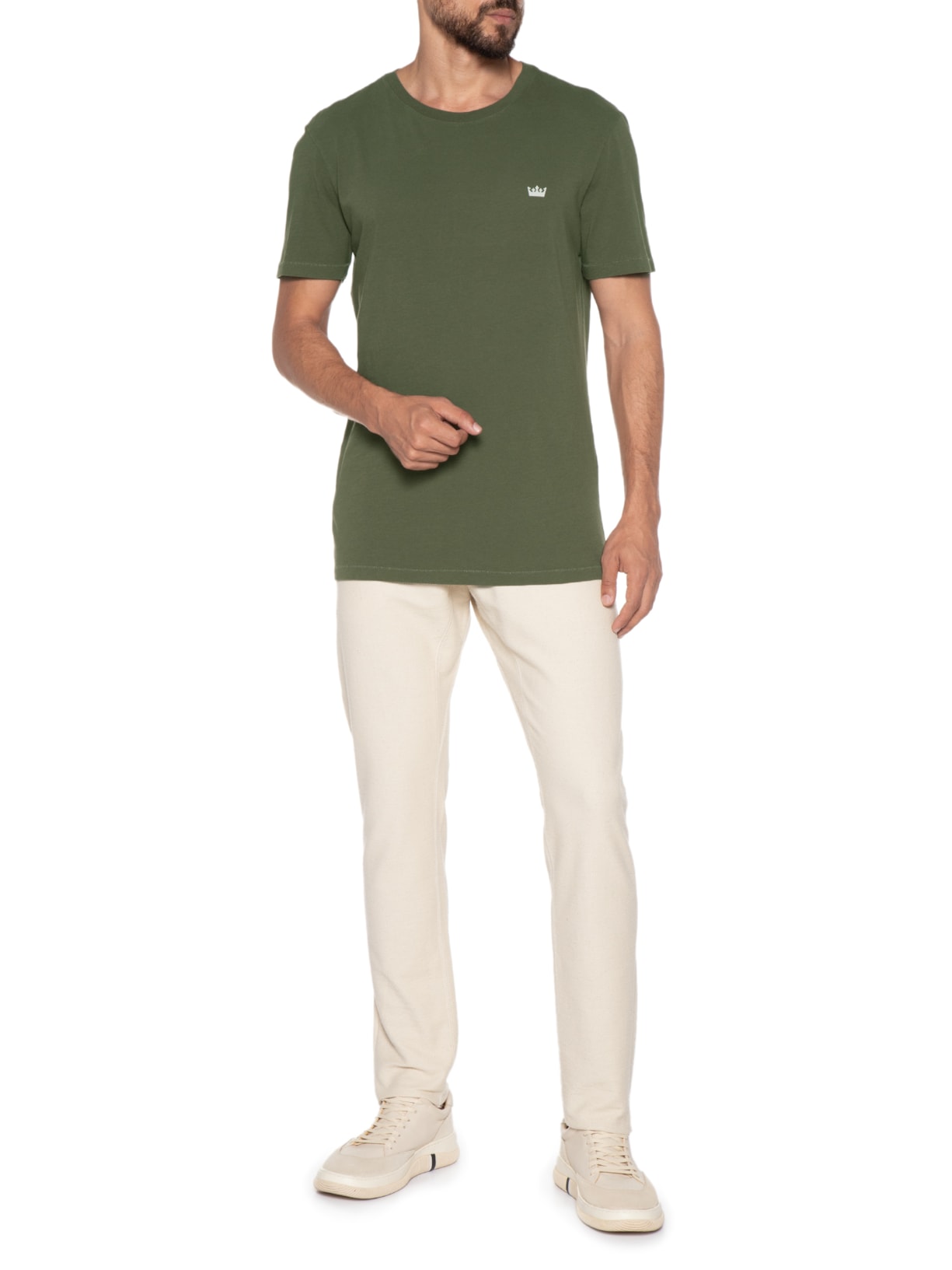 Camiseta Masculina Soft Used Stc Artbook Verde Osklen