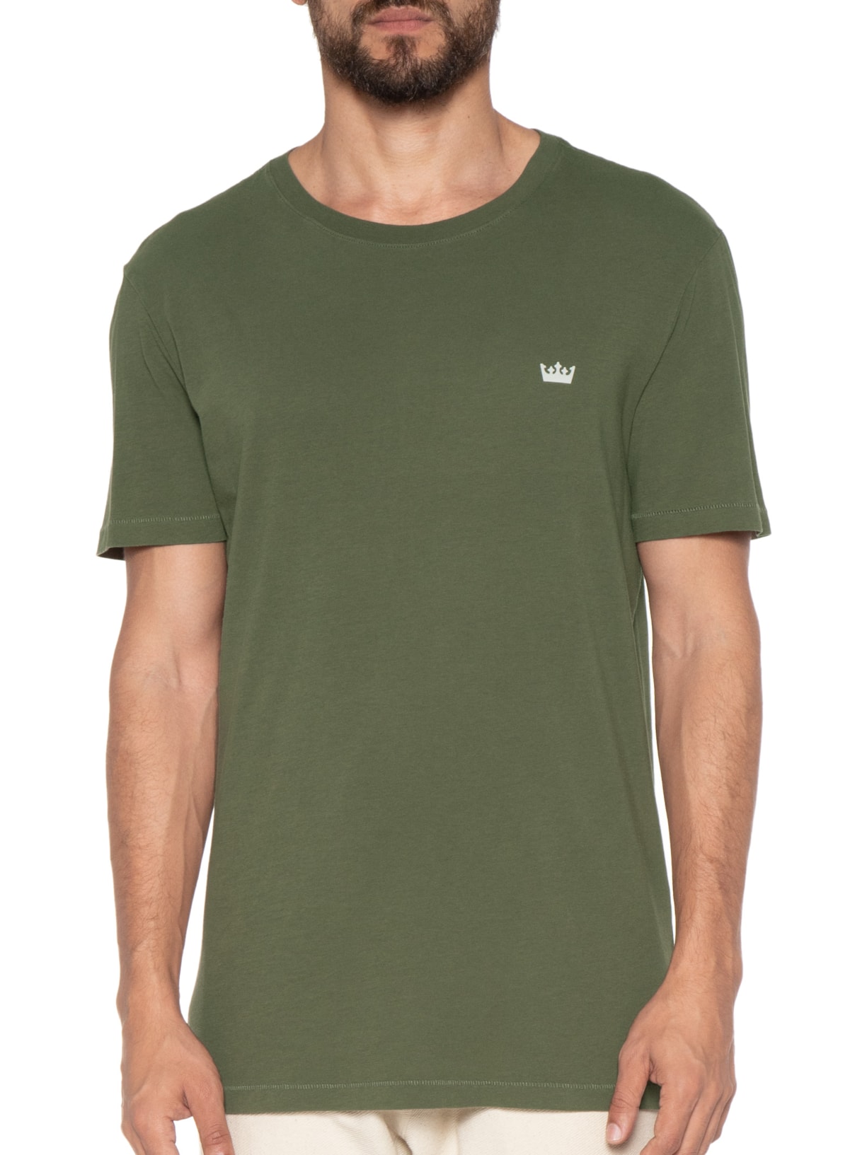 Camiseta Masculina Soft Used Stc Artbook Verde Osklen