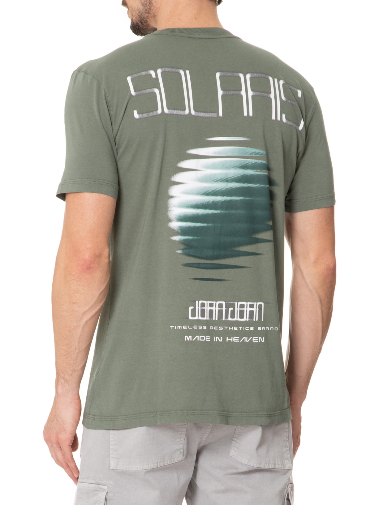 Camiseta Masculina Solaris Verde  John John