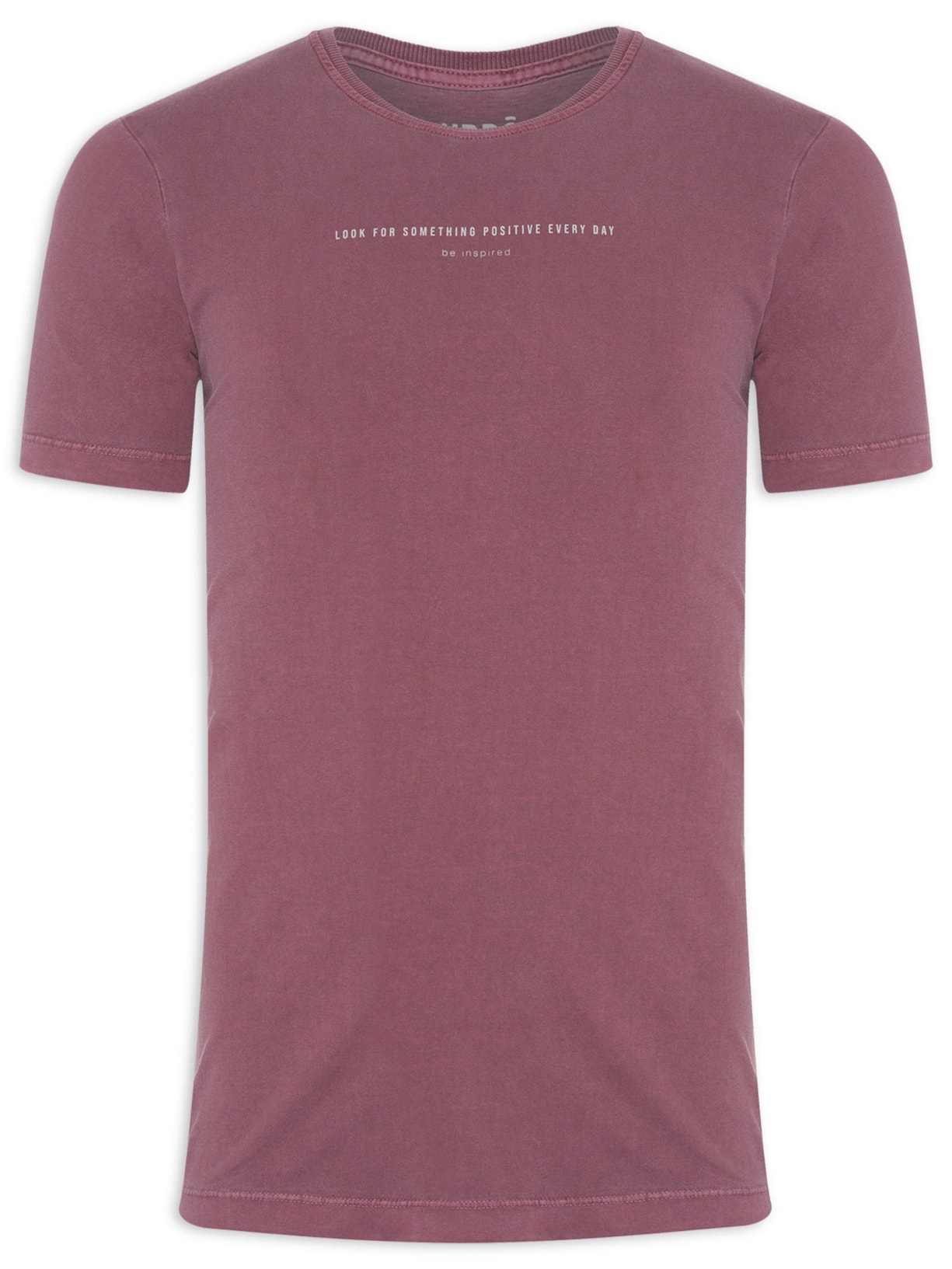 Camiseta Masculina Something Positive - Vinho