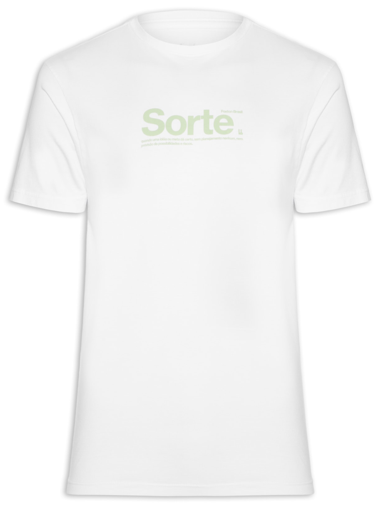 Camiseta Masculina Sorte Branco Foxton