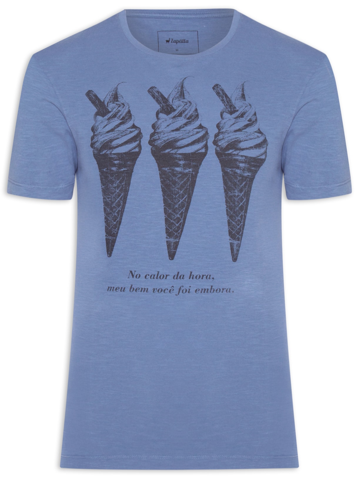 Camiseta Masculina Sorvete - Azul