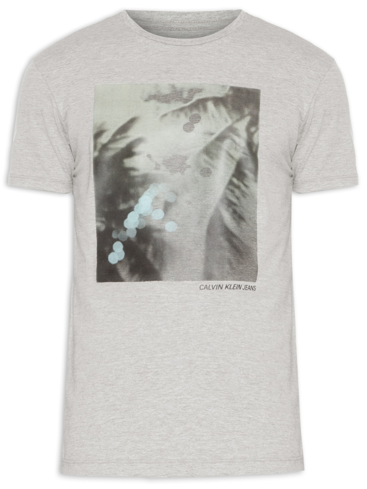 Camiseta Masculina Sparkle Palm - Cinza