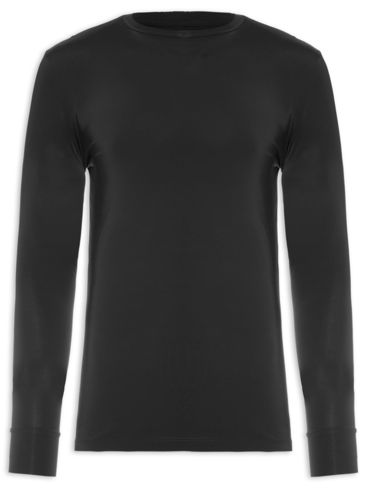 Camiseta Masculina Sport Balance Manga Longa - Preto