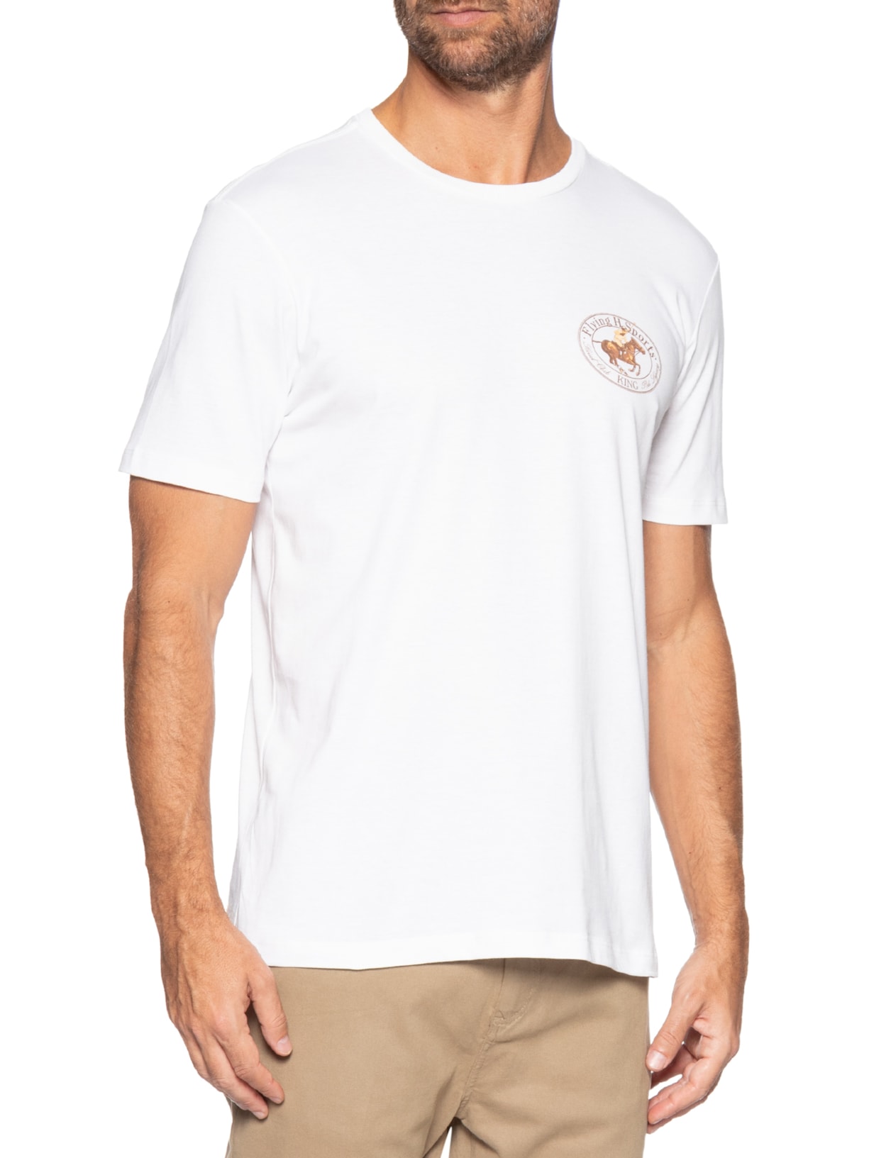 Camiseta Masculina Sport Legacy Branco Zapalla