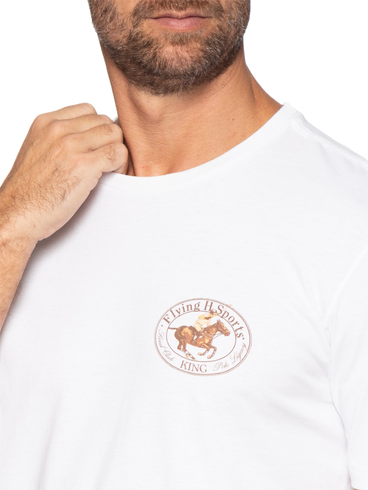 Camiseta Masculina Sport Legacy Branco Zapalla