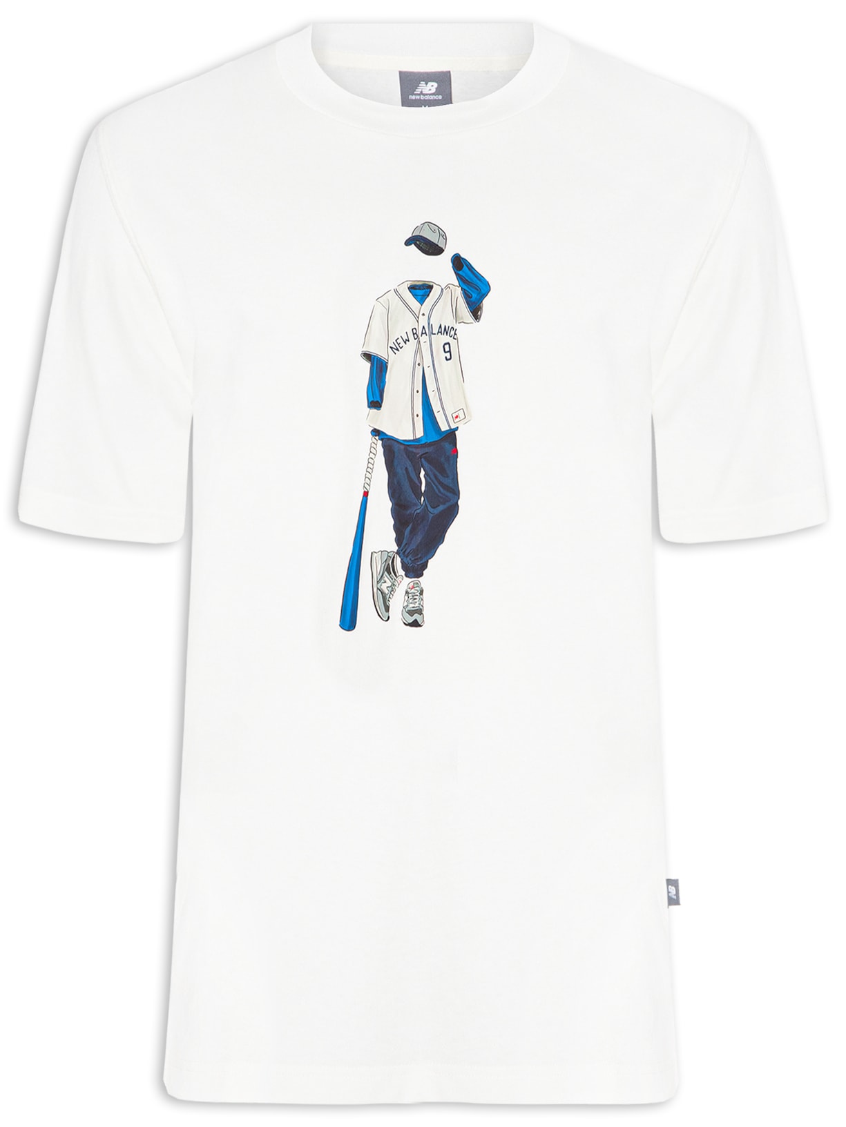 Camiseta Masculina Sports Culture Baseball - Off White