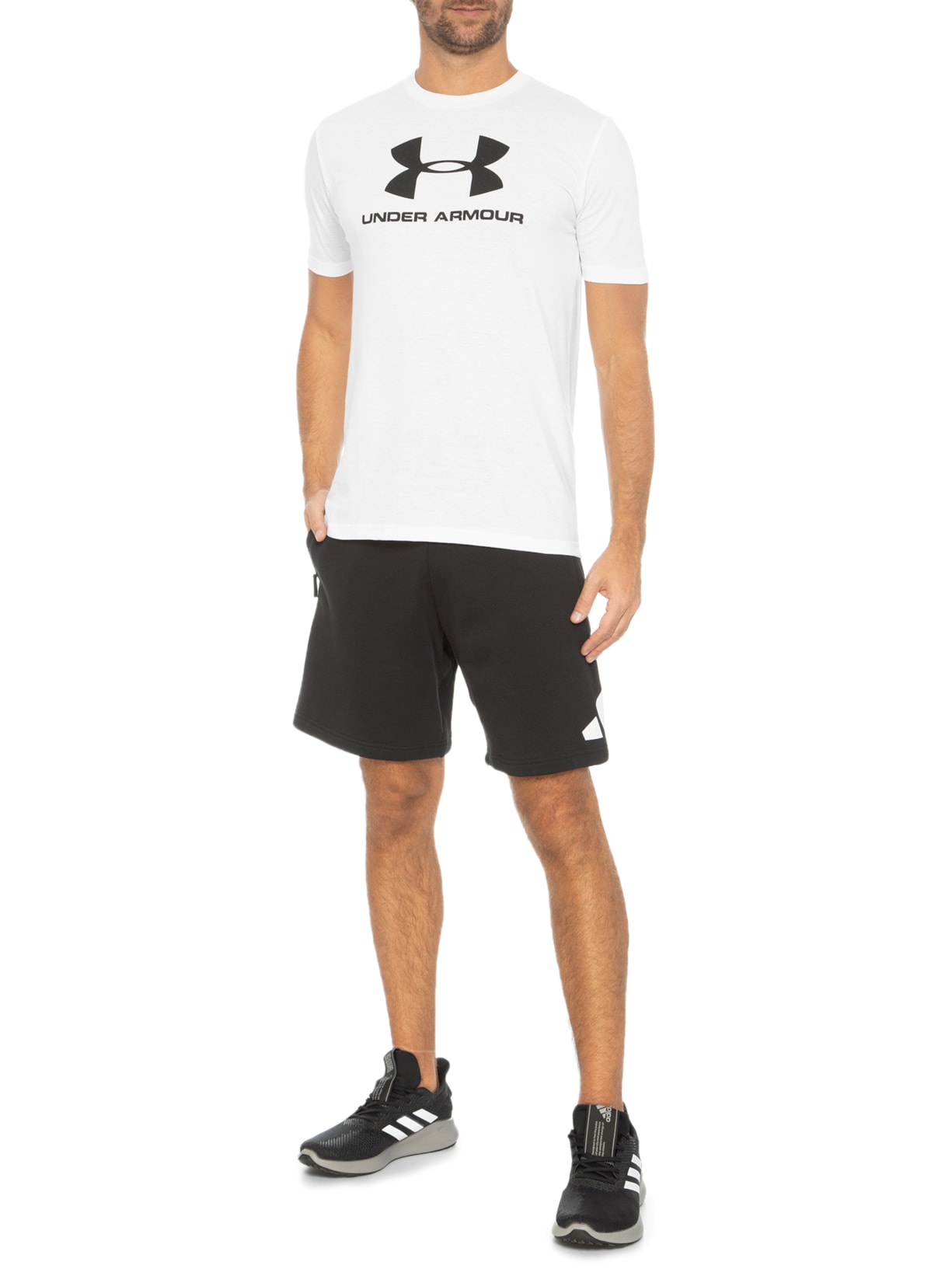 Camiseta Masculina Sportstyle Logo Branco Under Armour