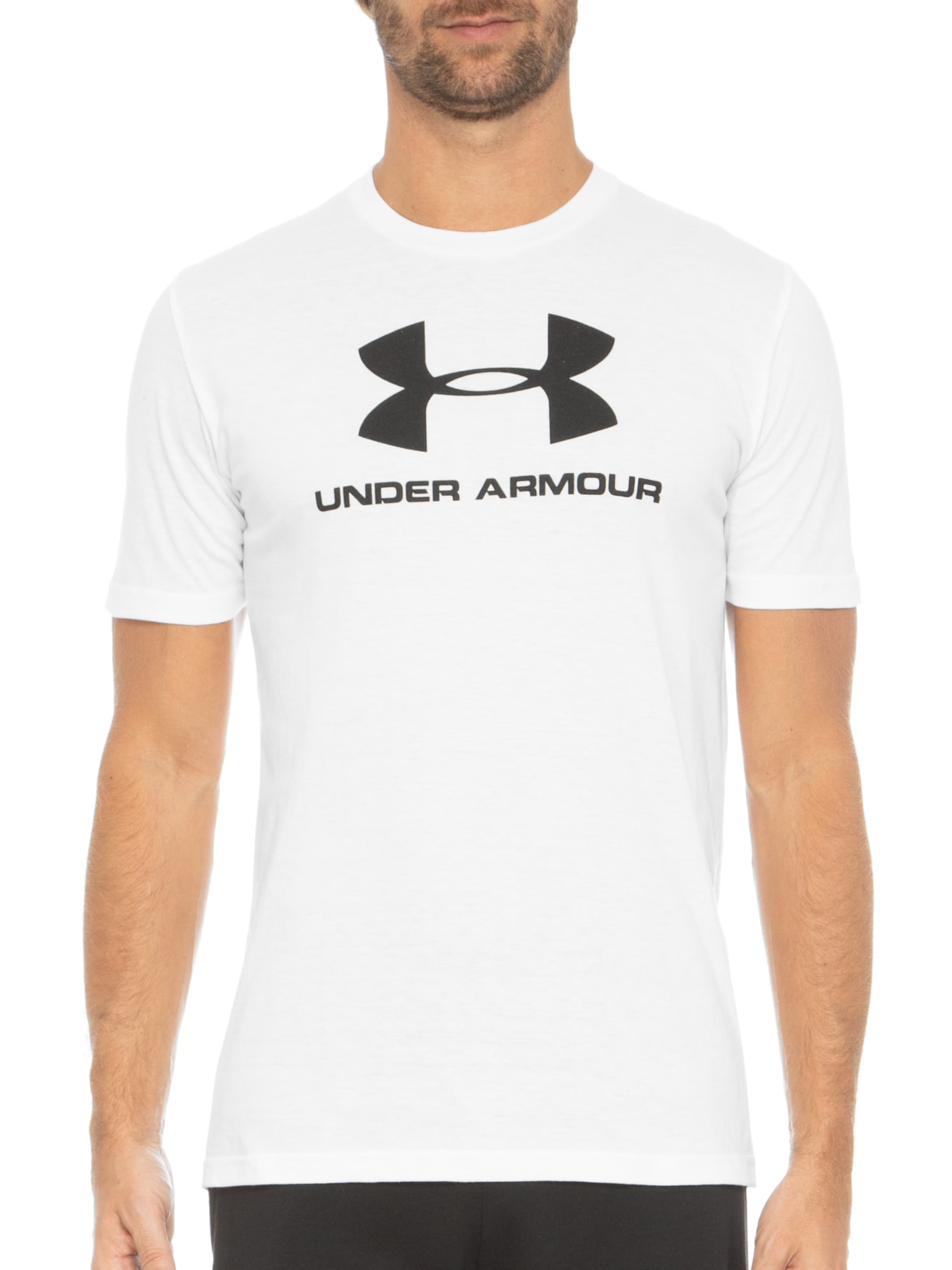 Camiseta Masculina Sportstyle Logo Branco Under Armour