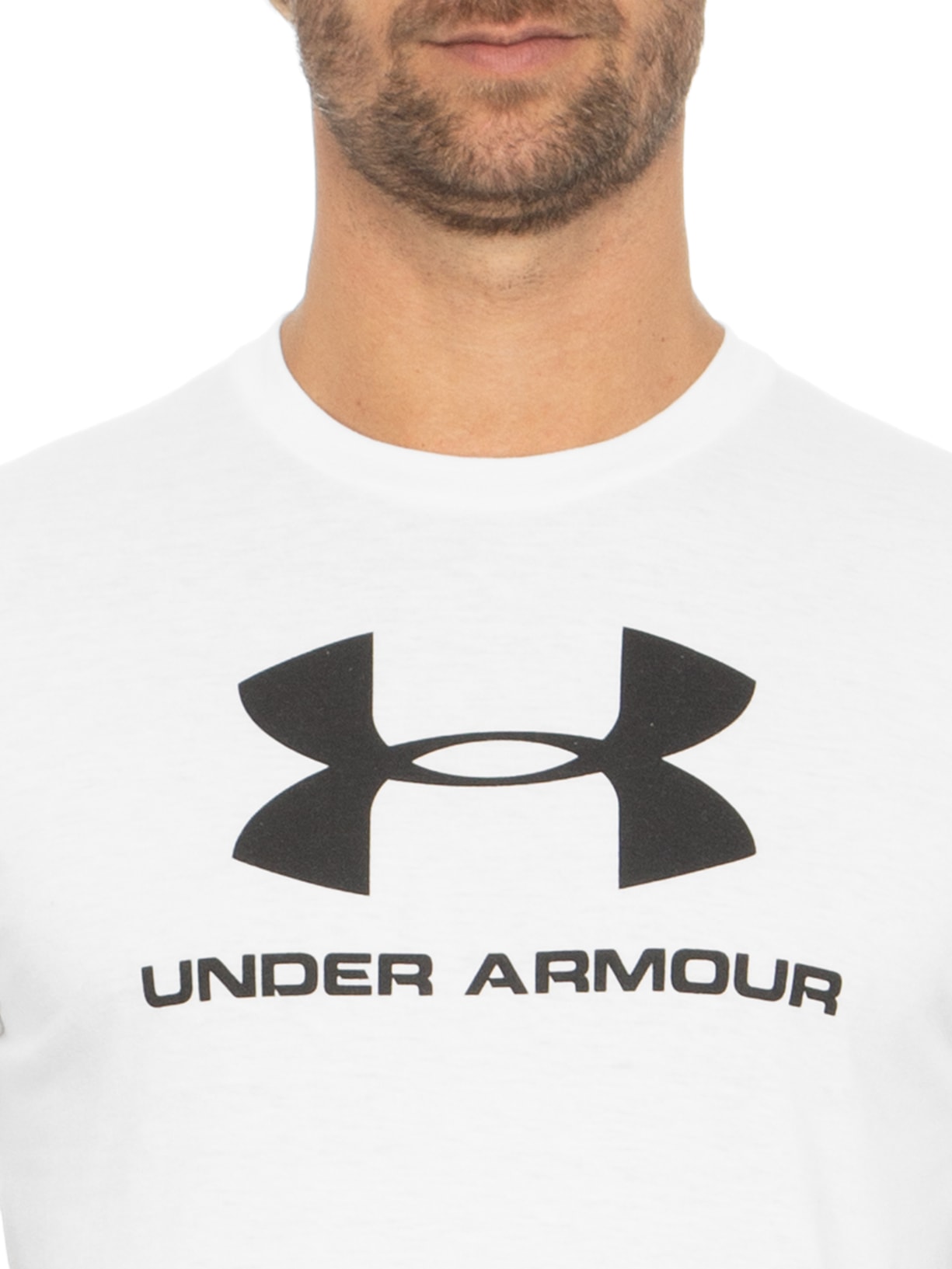 Camiseta Masculina Sportstyle Logo Branco Under Armour