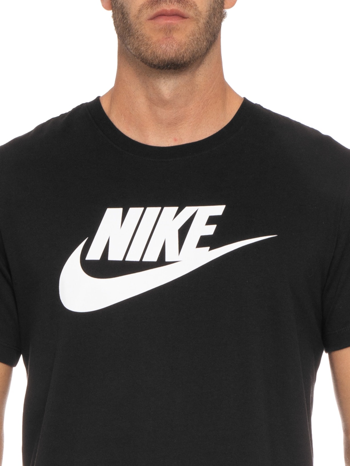 Camiseta Masculina Sportswear Icon Futura Preto Nike