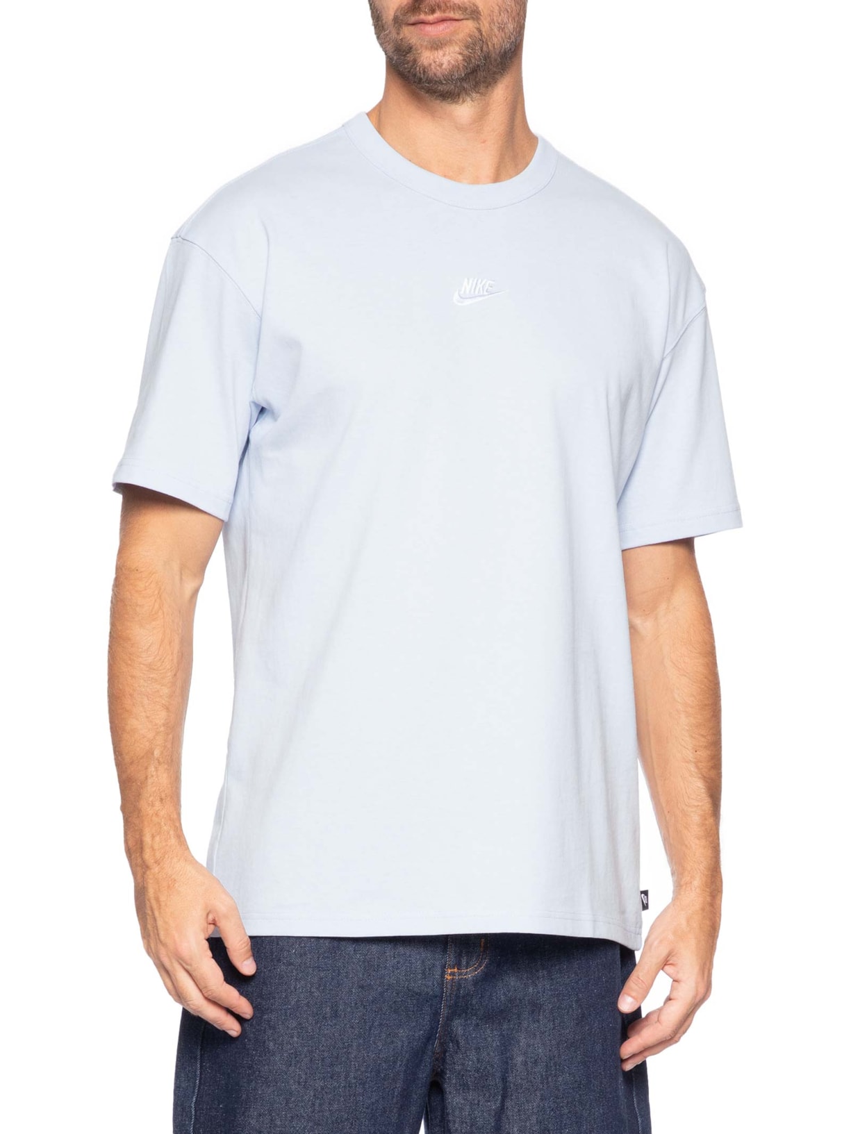 Camiseta Masculina Sportswear Premium Ess Azul Nike