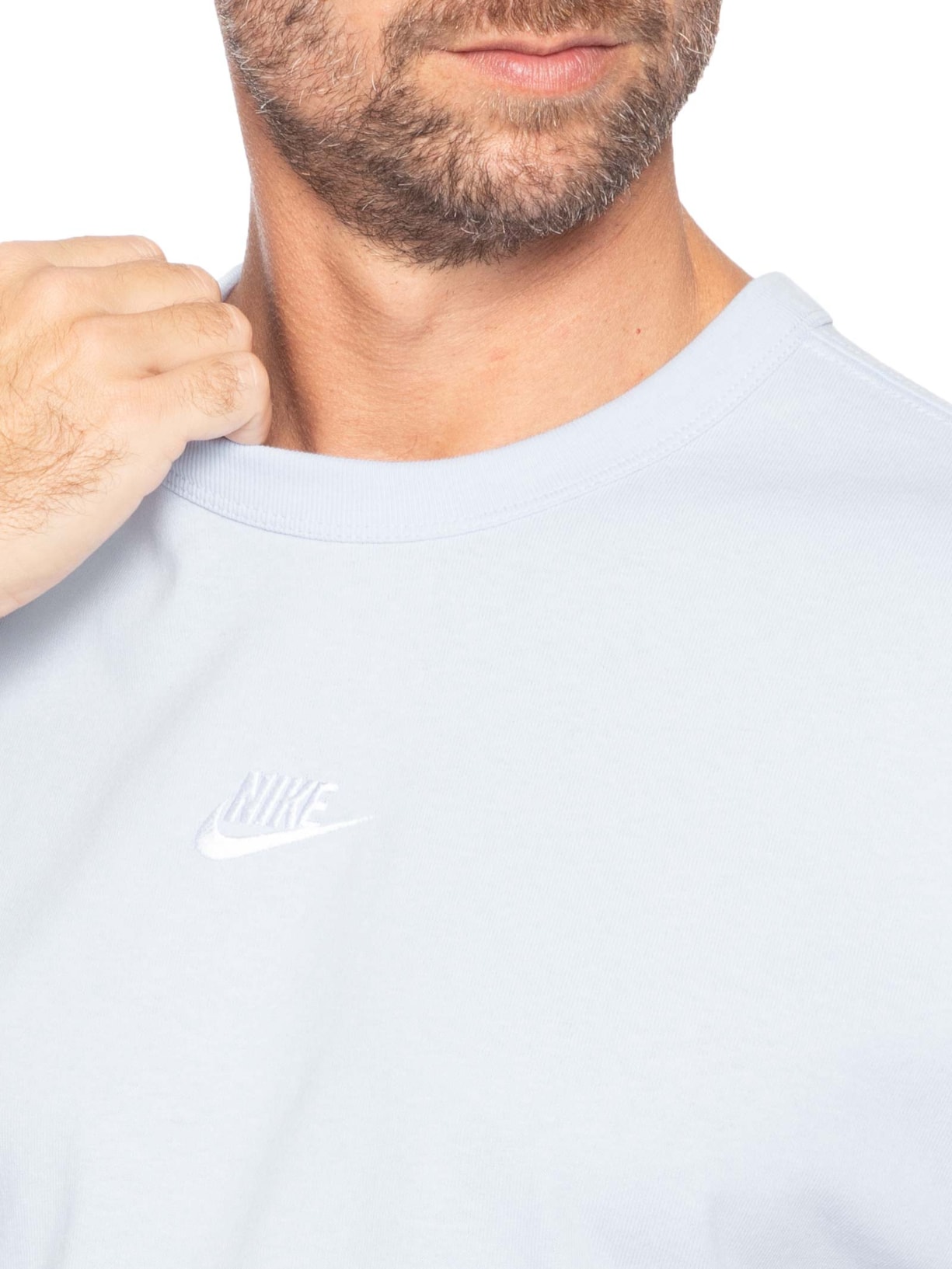 Camiseta Masculina Sportswear Premium Ess Azul Nike