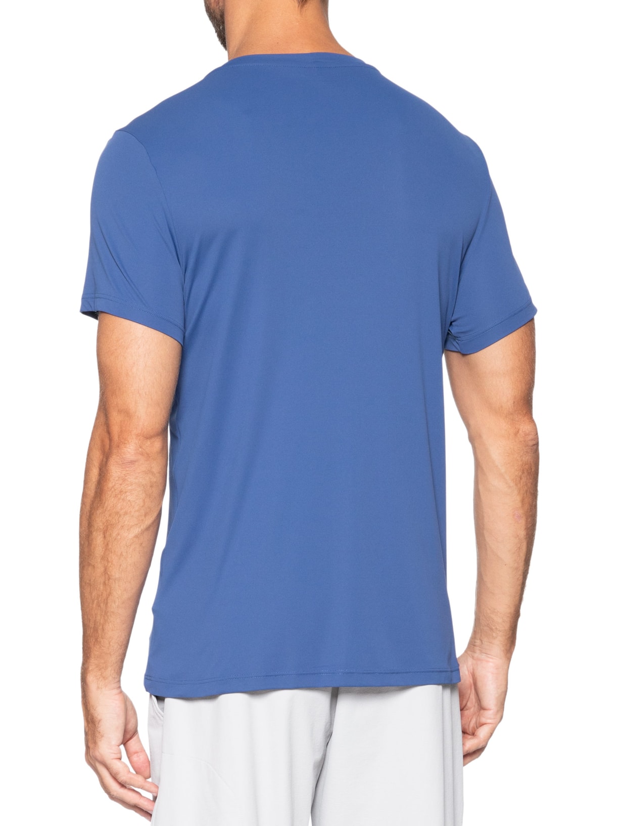 Camiseta Masculina Sportwear Neblina Omni-wick Azul Columbia